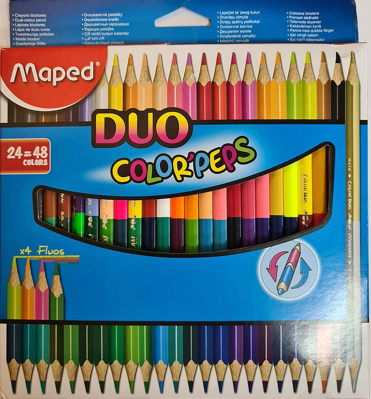 Crayones Maped DuoColors 24-48