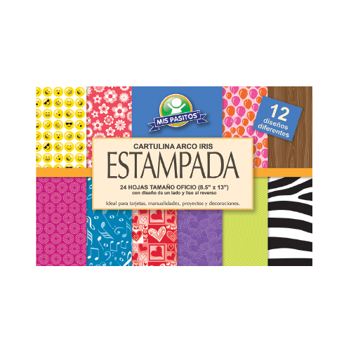 Block De Arcoiris Estampado 