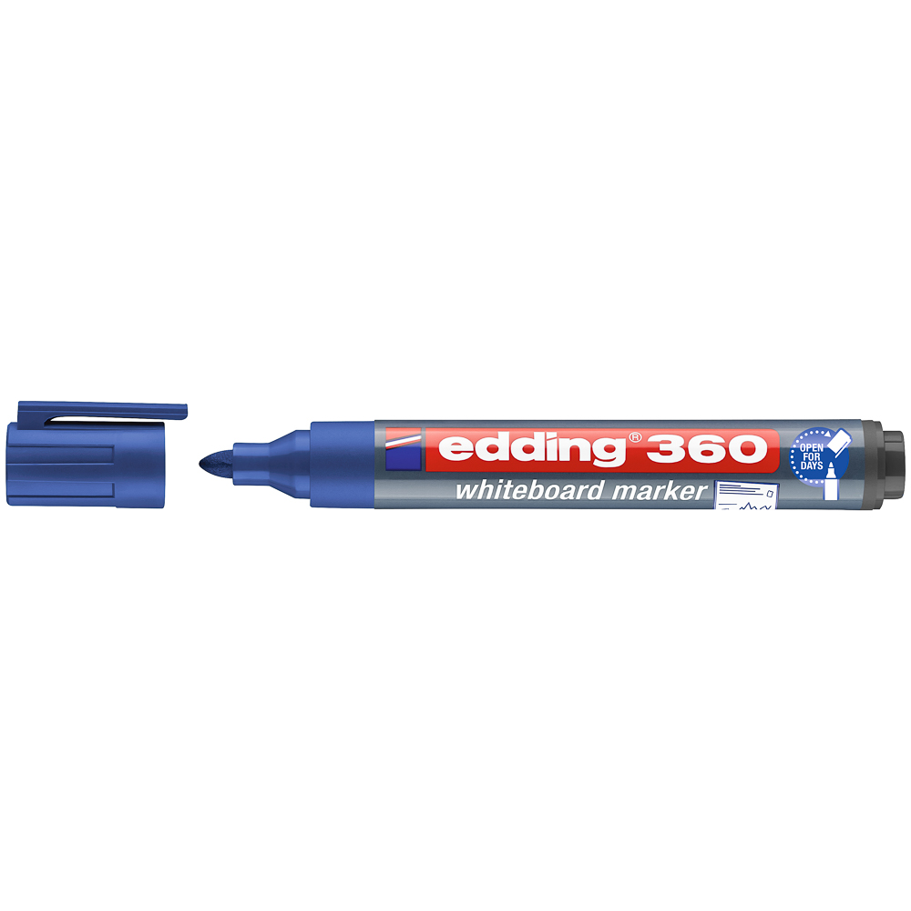 Marcador P/Pizarra Azul Edding
