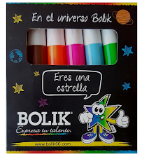 Marcadores 12u. M/Bolik
