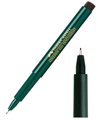 Rapidografo Faber Castell Negro