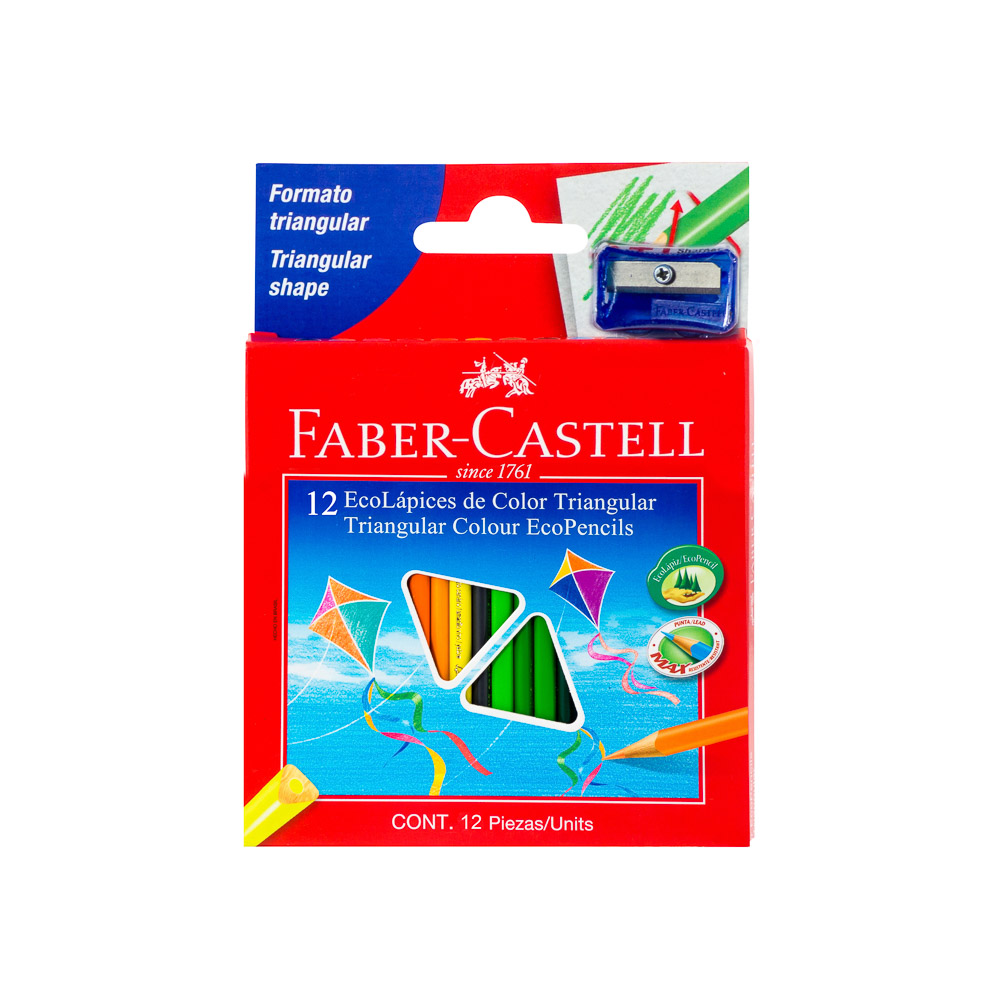Crayones faber castell Cortos 12 colores 