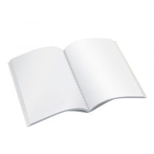 CUADERNO PEQUEÑO COSIDO DE 100 HOJAS HOJAS BLANCAS