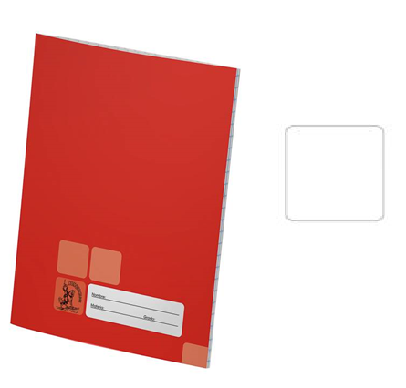 CUADERNO ENGRAPADO DE 100 HOJAS BLANCAS