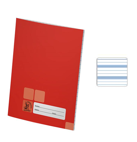 Cuaderno 100 Hjs Doble Linea