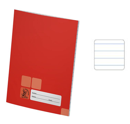 CUADERNO ENGRAPADO DE 100 HOJAS LINEAS
