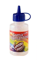 GOMA CON DIAMANTINA M/PEGA FAST BLANCO
