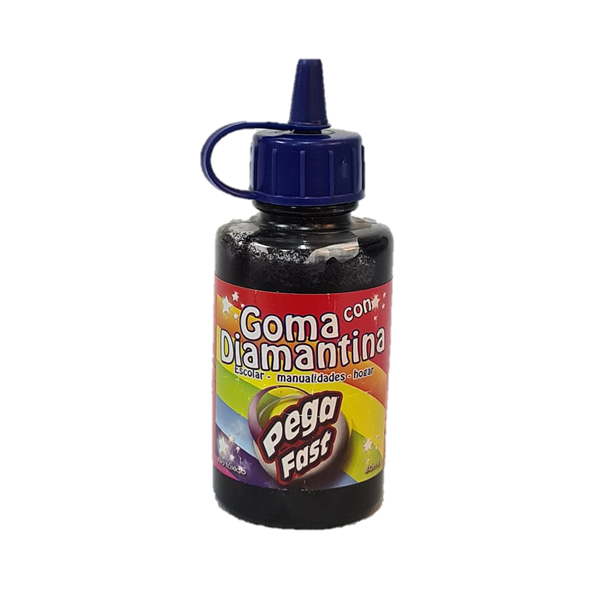 GOMA CON DIAMANTINA M/PEGA FAST NEGRO 