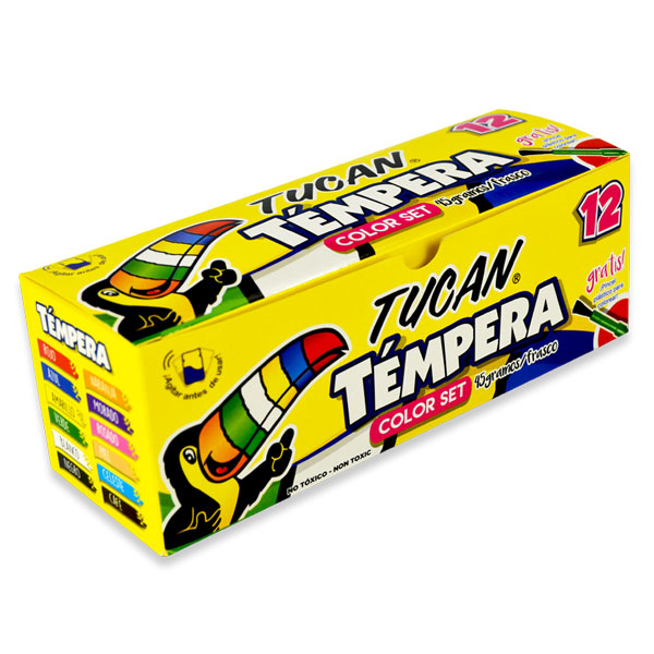 Temperas Tucan 12 colores