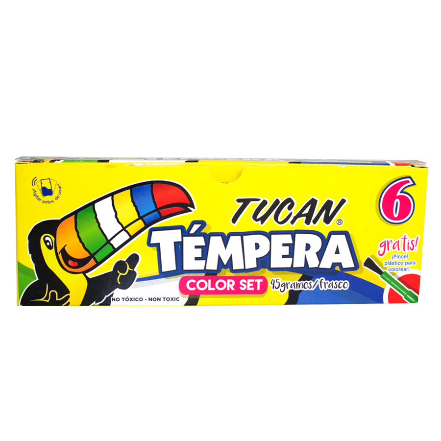 Temperas Tucan 6 Colores