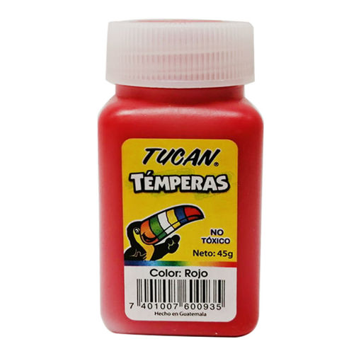 Tempera suelta Rojo