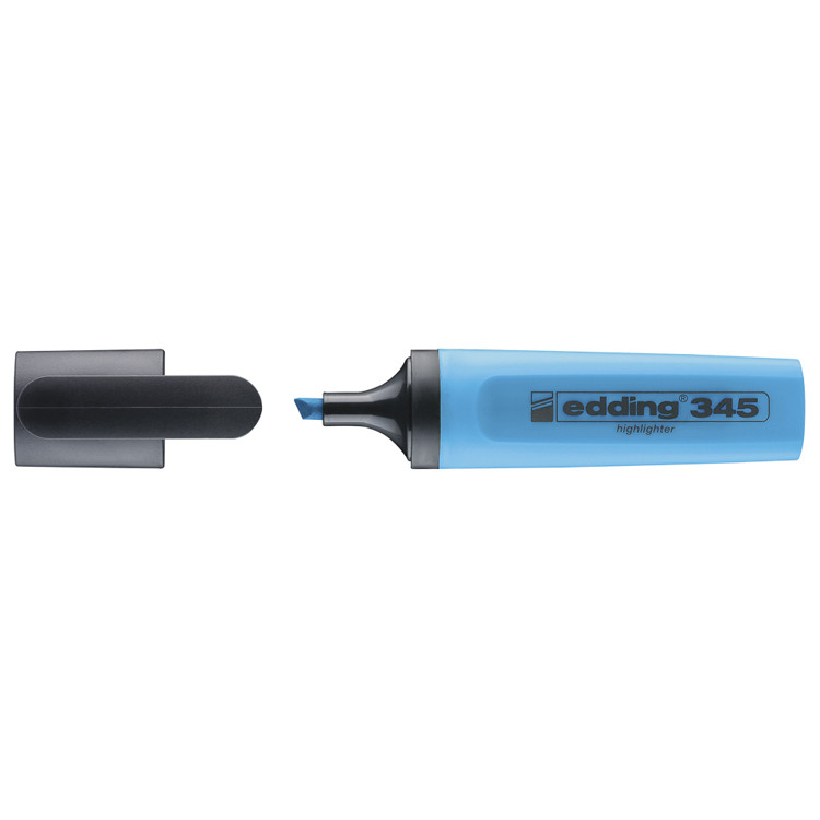 Resaltador Marca Edding Celeste