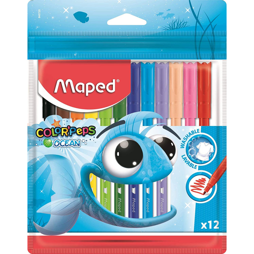 Marcadores maped 12 colores