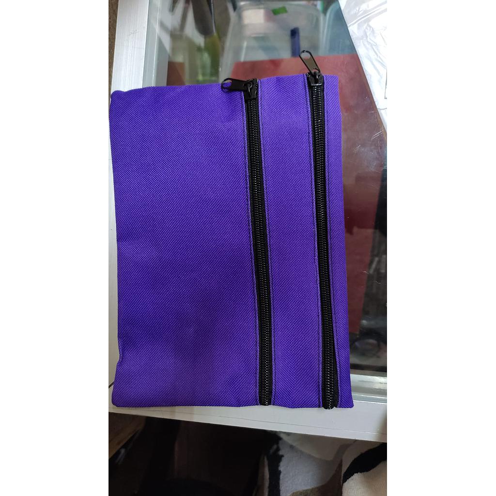 ESTUCHE 2 ZIPPERS COLORES