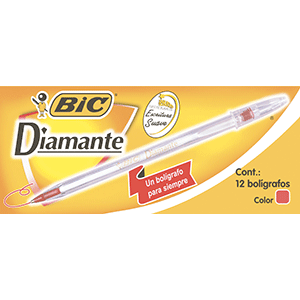 BOLIGRAFO BIC DIAMANTE ROJO