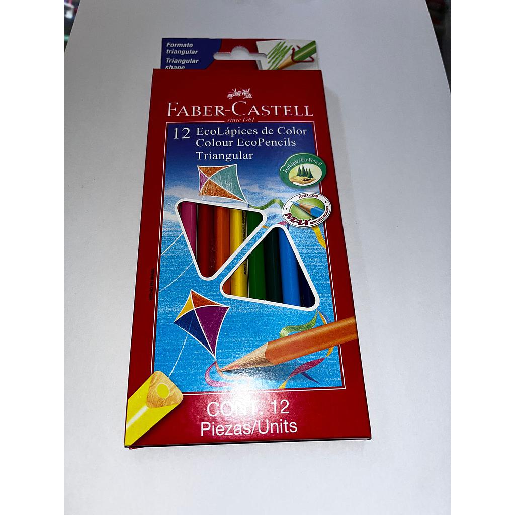 CRAYON DE MADERA FABER CASTELL 120512 12C TRIAN