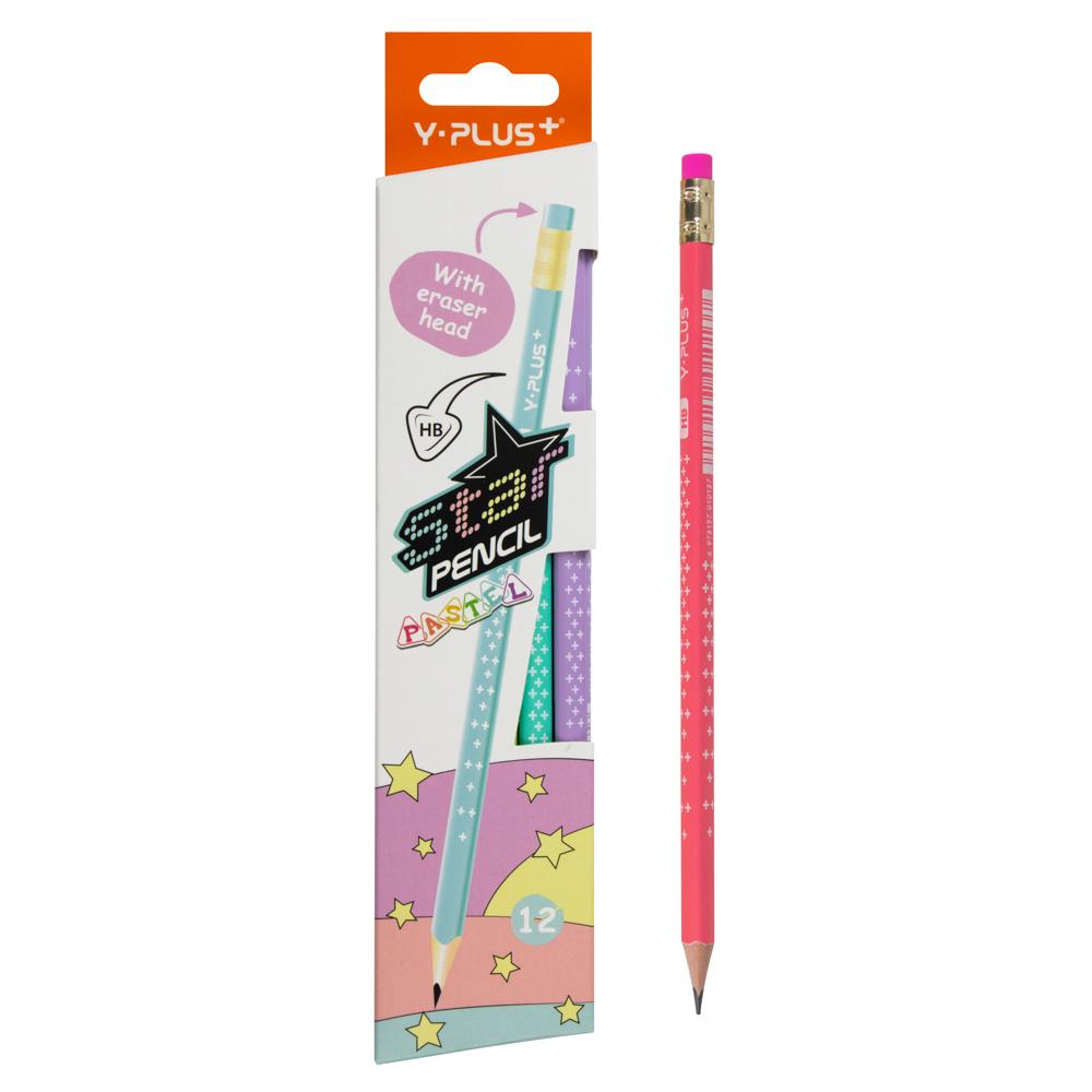 LAPIZ Y-PLUS TRIANGULAR PX200100 STAR PASTEL CX12